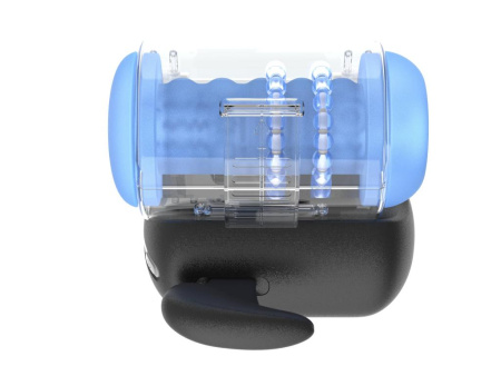 Black Knight Massaging Beads Amovibe - автоматический робот-мастурбатор с массажными шариками